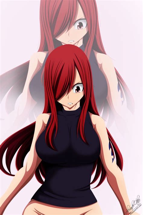 hentai erza|Erza Scarlet &Fairy Tail& &nude filter&